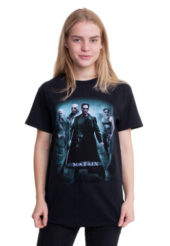 The Matrix – Group Poster – T-Shirt – Schwarz – S – 100% Baumwolle