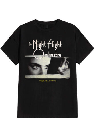The Night Flight Orchestra – Internal Affairs – T-Shirt – Schwarz – S – 100% Baumwolle,Jersey