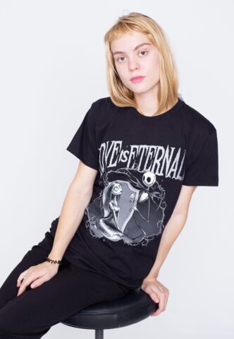 The Nightmare Before Christmas – Jack & Sally Love Is Eternal – T-Shirt – Schwarz – XXL – 100% Baumwolle