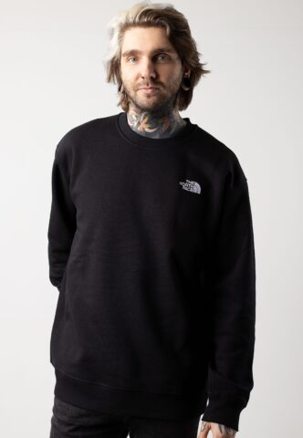 The North Face – Essential Crew Tnf Black – Sweater – Schwarz – S – 70% Baumwolle, 30% Polyester