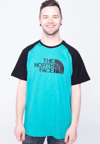 The North Face – Raglan Easy Eu Porcelain Green – T-Shirt – Grün – M – 100% Baumwolle