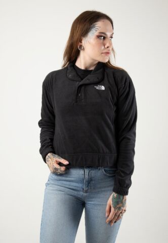The North Face – Women’s Homesafe Snap Neck Tnf Black/Tnf Black – Pullover – Schwarz – S – 100% Polyester