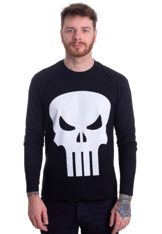 The Punisher – Skull – Longsleeve – Schwarz – S – 100% Baumwolle,Jersey