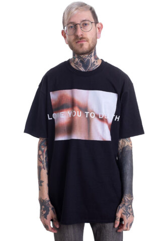 THFKDLF – Love U Black – T-Shirt – Schwarz – S – 100% Baumwolle,Jersey