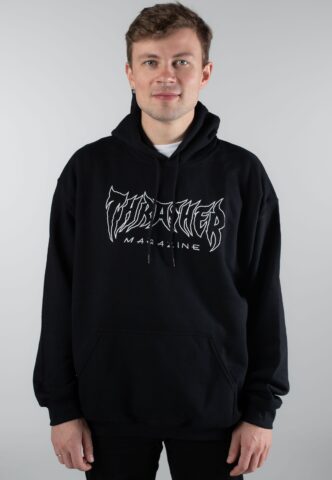 Thrasher – Metal Black – Hoodie – Schwarz – S – 50% Baumwolle, 50% Polyester
