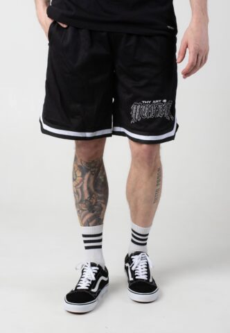 Thy Art Is Murder – Keres Striped – Shorts – Schwarz – S – 100% Polyester