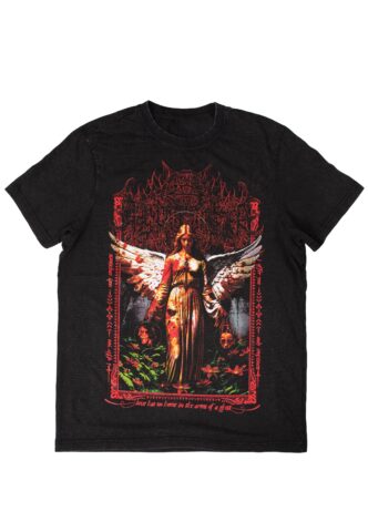 Thy Art Is Murder – Angel Acid Washed – T-Shirt – Schwarz – S – 100% Baumwolle