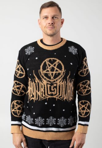 Thy Art Is Murder – Cultist Winter Knit – Pullover – Schwarz – S – 100% Polyester