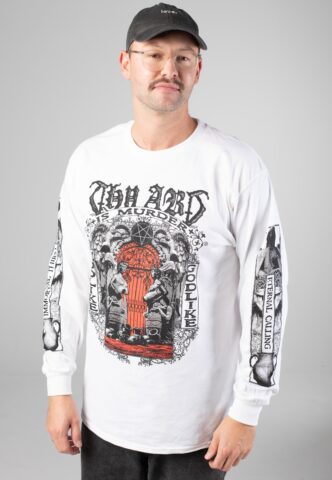Thy Art Is Murder – Gates White – Longsleeve – Weiß – S – 100% Baumwolle
