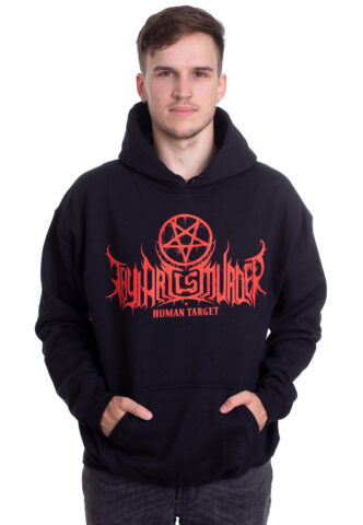 Thy Art Is Murder – Human Target – Hoodie – Schwarz – XXL – 50% Baumwolle, 50% Polyester