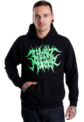 Thy Art Is Murder – Logo Strain – Hoodie – Schwarz – XXL – 50% Baumwolle, 50% Polyester