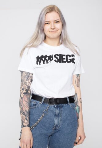 Tom Clancy’s Rainbow Six Siege – Logo White – T-Shirt – Weiß – M – 100% Baumwolle