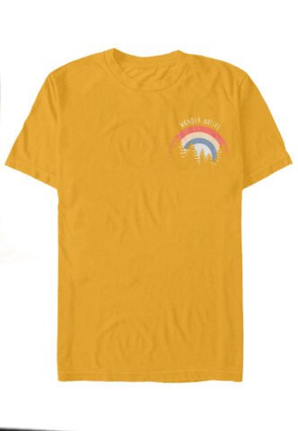 Tom Native – Trees Mustard – T-Shirt – Gelb – S – 100% Baumwolle,Jersey