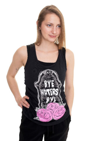 Too Fast – Racerback Bye Haters Black – Tank – Schwarz – L – 60% Baumwolle, 40% Polyester