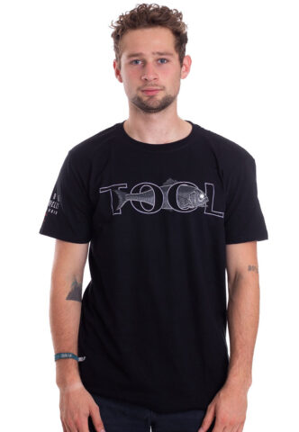 Tool – Fish – T-Shirt – Schwarz – XXL – 100% Baumwolle