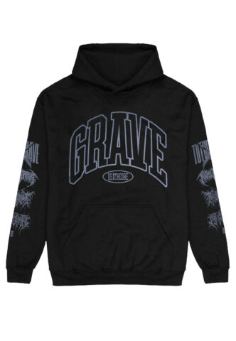 To The Grave – Grave – Hoodie – Schwarz – M – 80% Baumwolle, 20% Polyester