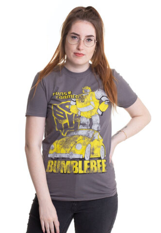 Transformers – Bumblebee Distressed Grey – T-Shirt – Grau – XL – 100% Baumwolle