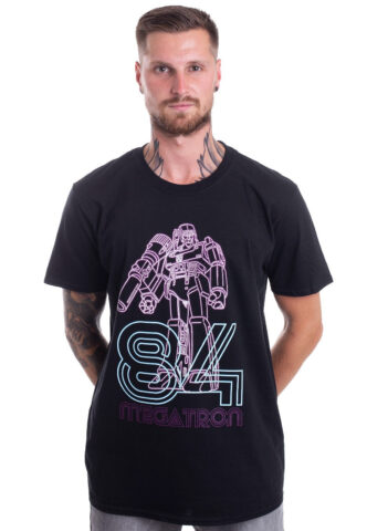 Transformers – Megatron Neon 84 – T-Shirt – Schwarz – S – 100% Baumwolle,Jersey