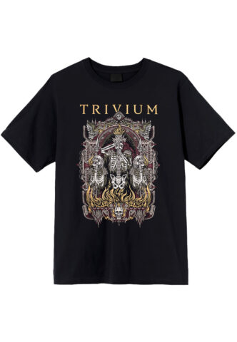 Trivium – Skelly Frame – T-Shirt – Schwarz – S – 100% Baumwolle