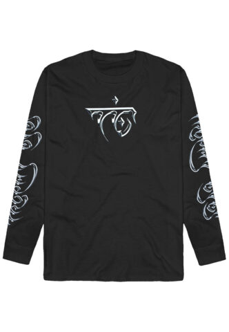 Trophy Eyes – Chrome Logo – Longsleeve – Schwarz – S – 100% Baumwolle