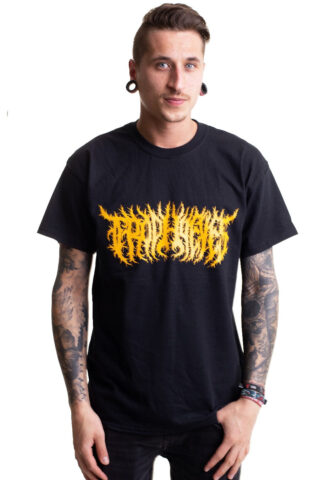 Trophy Eyes – Metal Logo – T-Shirt – Schwarz – S – 100% Baumwolle