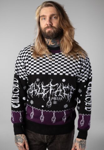 Paleface Swiss – Cursed Winter Knit – Pullover – Schwarz – XL – 100% Polyacryl