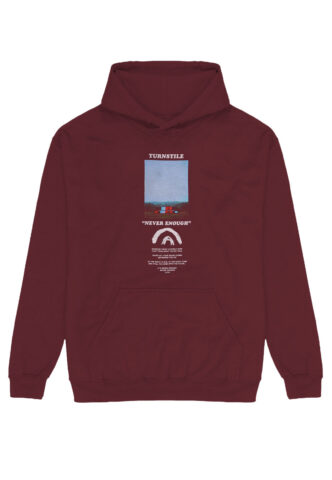 Turnstile – Never Enough Maroon – Hoodie – Weinrot – L – 80% Baumwolle, 20% Polyester