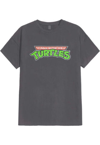 Turtles – TMNT Classic Logo Grey – T-Shirt – Grau – S – 100% Baumwolle,Jersey