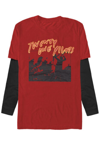 Twenty One Pilots – Live Scribble – Longsleeve – Rot – XXL – 60% Baumwolle, 40% Polyester