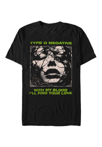 Type O Negative – With My Blood – T-Shirt – Schwarz – XXL – 100% Baumwolle