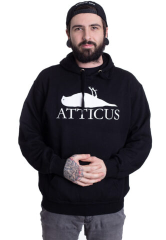 Atticus – Brand Logo Black – Hoodie – Schwarz – S – 80% Baumwolle, 20% Polyester