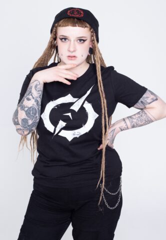 Outriders – Symbol – T-Shirt – Schwarz – L – 100% GOTS-zertifizierte Baumwolle