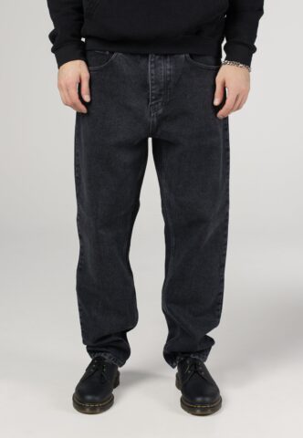 Carhartt WIP – Newel Black Stone Washed – Jeans – Schwarz – W32 – 100% Bio-Baumwolle