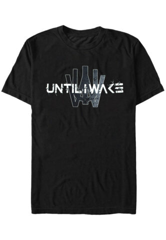 Until I Wake – Crest Logo – T-Shirt – Schwarz – XL – 100% Baumwolle
