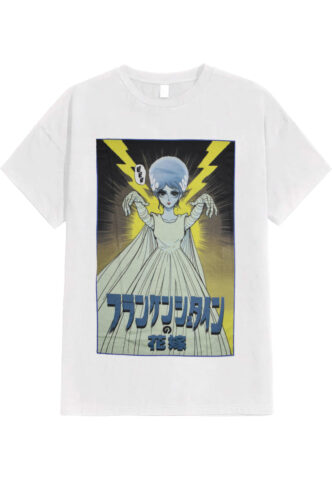 Universal Monsters – Anime Corpse White – T-Shirt – Weiß – S – 100% Baumwolle