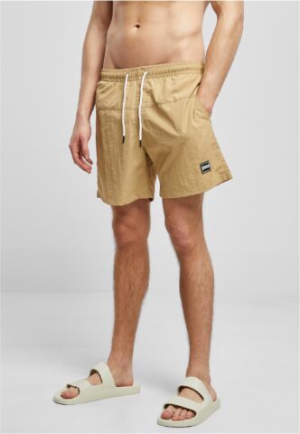Urban Classics – Block Unionbeige – Board Shorts – Beige – 3XL – Außenmaterial: 100% Nylon; Innenfutter: 100% Polyester