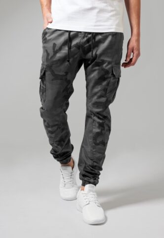 Urban Classics – Camo Cargo Grey Camouflage – Hose – Tarnfarben – W36 – 98% Baumwolle, 2% Elastan