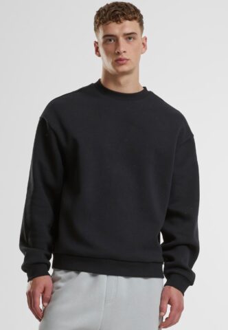 Urban Classics – Fluffy Black – Sweater – Schwarz – S – 70% Baumwolle, 30% Polyester