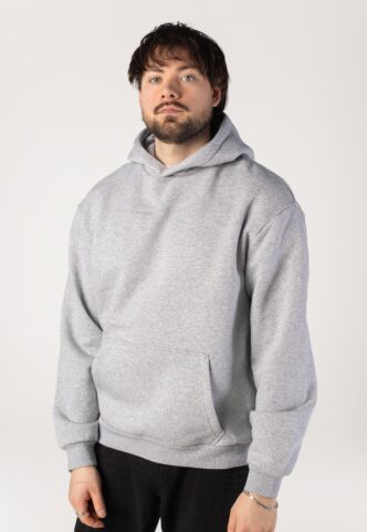 Urban Classics – Fluffy Heathergrey – Hoodie – Grau – XL – 70% Baumwolle, 30% Polyester