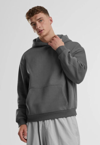 Urban Classics – Fluffy Magnet – Hoodie – Grau – M – 70% Baumwolle, 30% Polyester