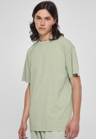 Urban Classics – Heavy Oversized Acid Wash Vintagegreen – T-Shirt – Grün – M – 100% Baumwolle