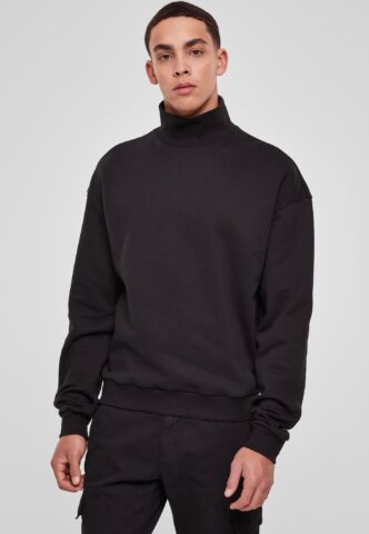 Urban Classics – High Rib Neck Black – Sweater – Schwarz – S – 80% Baumwolle, 20% Polyester