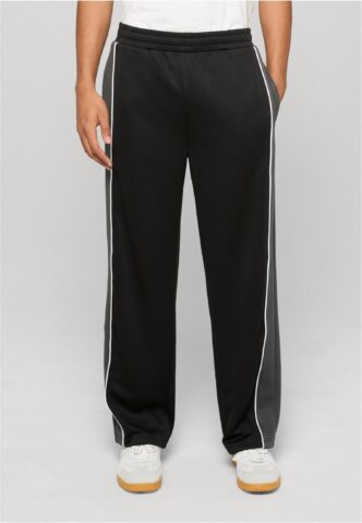 Urban Classics – Interlock College Wideleg Black – Jogginghose – Schwarz – L – 100% Polyester