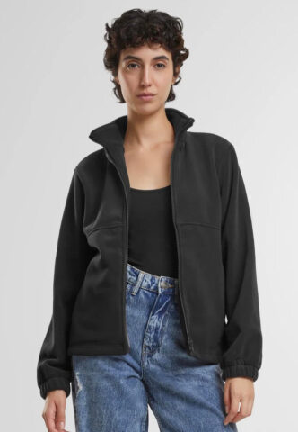 Urban Classics – Ladies Double Polarfleece Black/Black – Jacke – Schwarz – L – gid://shopify/Metaobject/55958765805