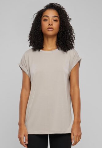 Urban Classics – Ladies Modal Extended Shoulder Cloud – T-Shirt – Weiß – L – 77% Modal, 23% Polyester