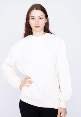 Urban Classics – Ladies Organic Oversized White Sand – Sweater – Beige – XL – 100% Bio-Baumwolle
