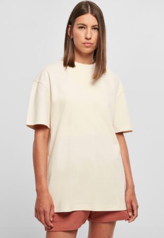 Urban Classics – Ladies Oversized Boyfriend Whitesand – T-Shirt – Weiß – M – 100% Baumwolle