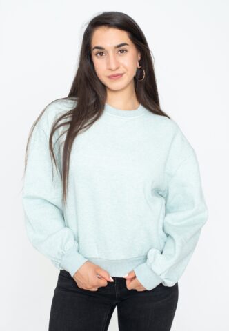 Urban Classics – Ladies Oversized Color Melange Melange – Sweater – Grün – L – 65% Baumwolle, 35% Polyester