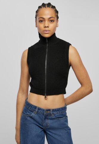 Urban Classics – Short Knit Black – Oberteil – Schwarz – S – 50% Baumwolle, 50% Polyacryl