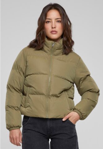 Urban Classics – Short Peached Puffer Tiniolive – Jacke – Grün – XL – 100% Polyester
